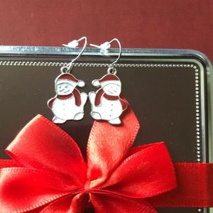 Snowman Earrings
